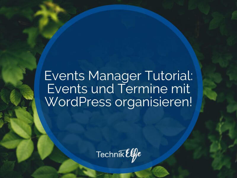 events manager